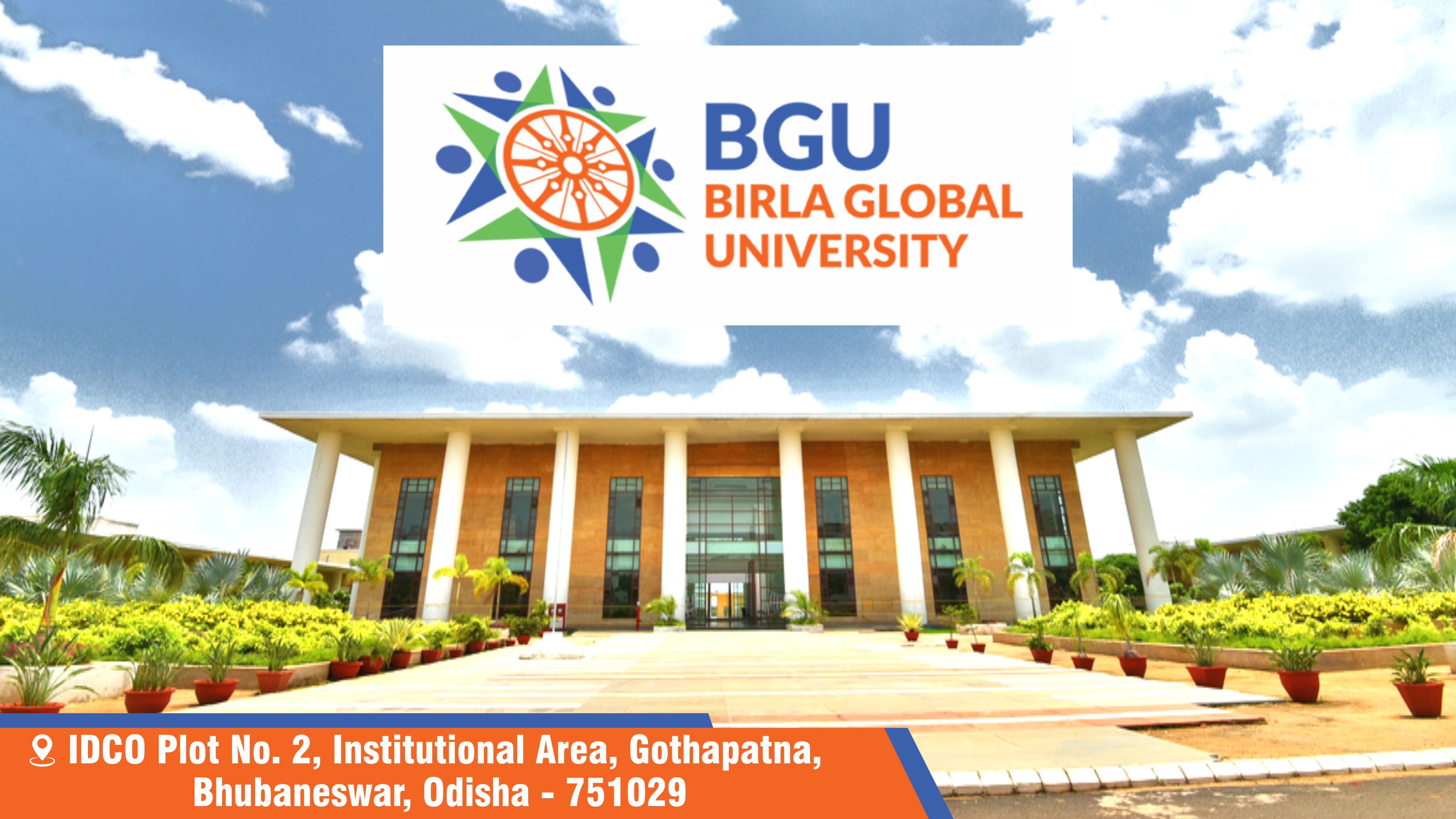 out side view of Birla Global University (BGU) 